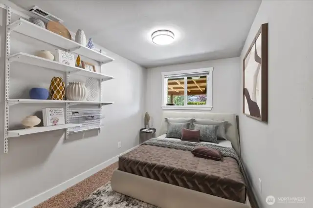 Vertually staged bedroom 2