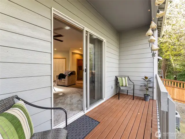 Morning coffee anyone? Plus easy access for your summer barbecuing needs!