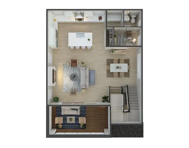 Main Floor (Facade, Ext Colors, Interior Photos & Floor Plans for illustrative purposes only. Actual Facade, Ext Colors, Interiors & Floor Plans may differ.)