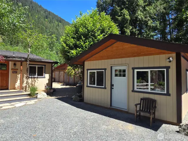 Brand new shed/shop or auxiliary living space.
