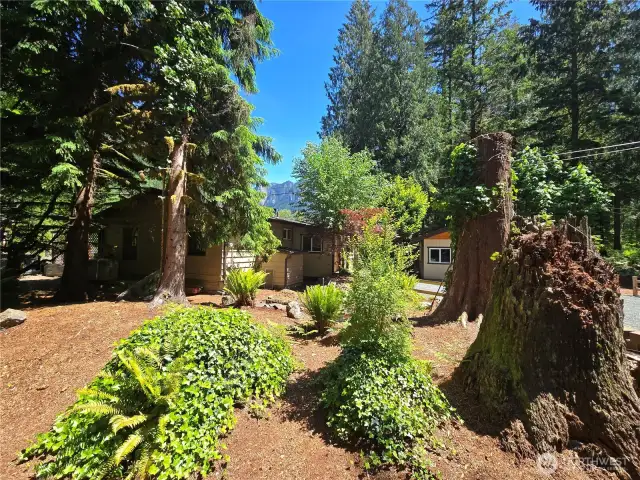 Beautiful landscaping, with great views.