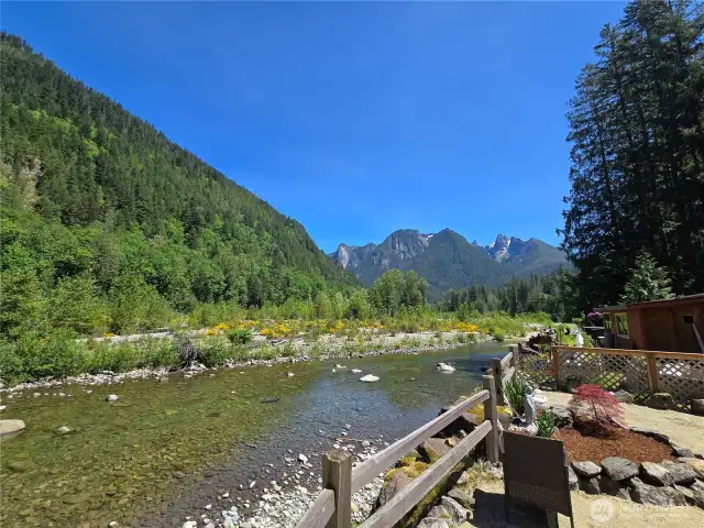 Great, safe, private swimming hole is just steps away.
