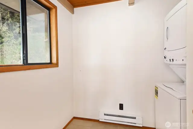 Laundry room that was a small third bedroom. If you need this space for another use, laundry hook ups are in the basement still.
