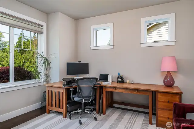 Main floor home office/den.