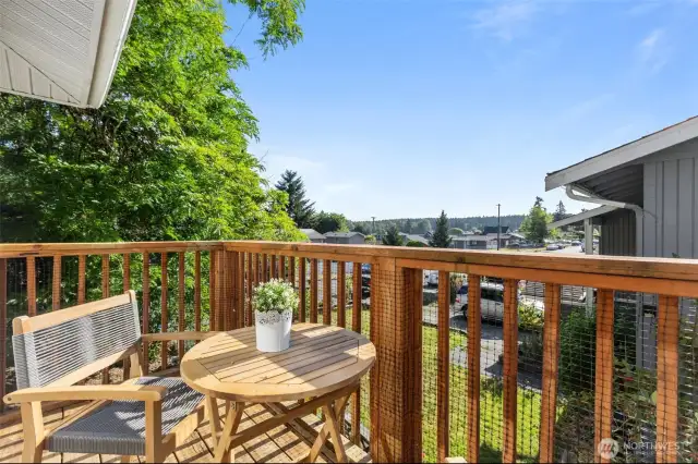 Beautiful views from balcony