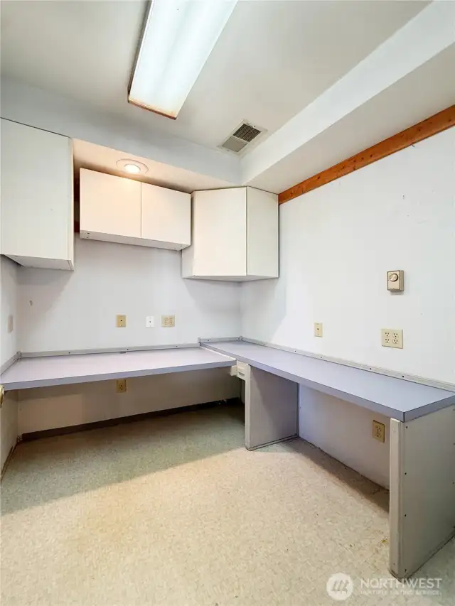 Office/Gym area off the utility room.