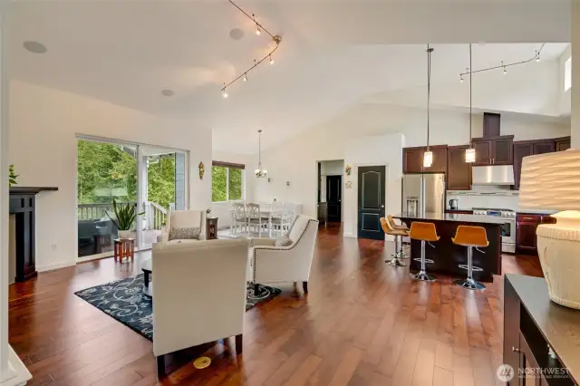 Light-filled open floorplan.