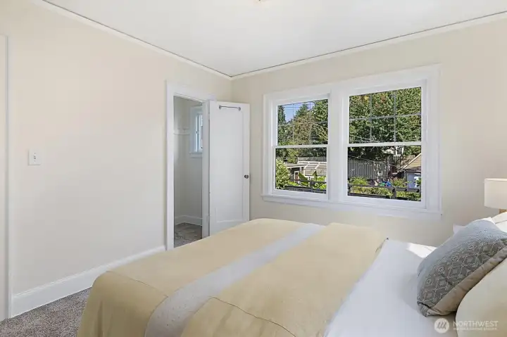 Another view of the main level bedroom