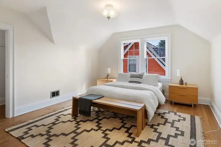 Upper level primary bedroom