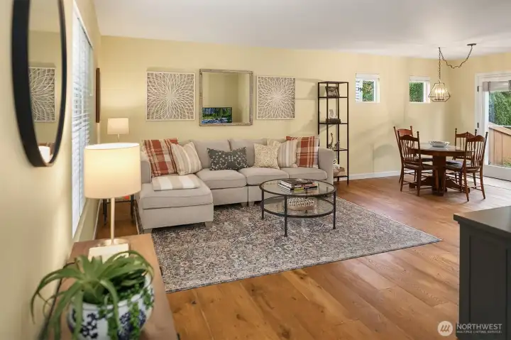 Solid Hardwood floors throughout main floor