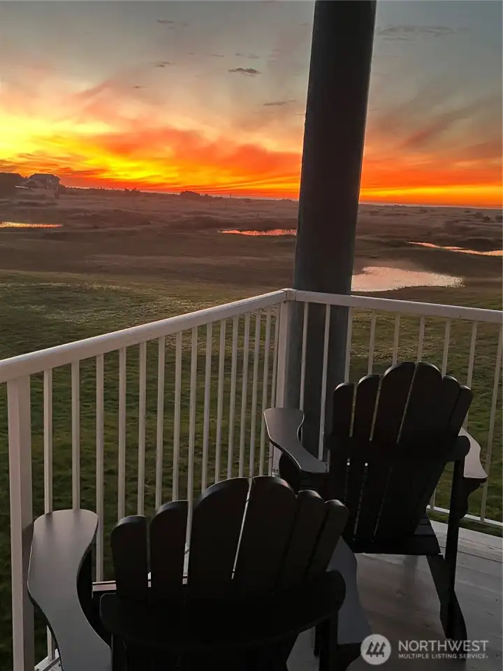 Breathtaking views from the deck