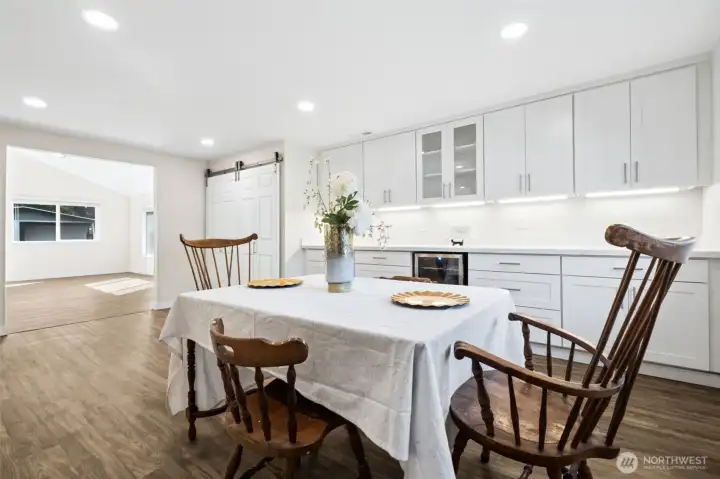 Dining Room with more cabinets