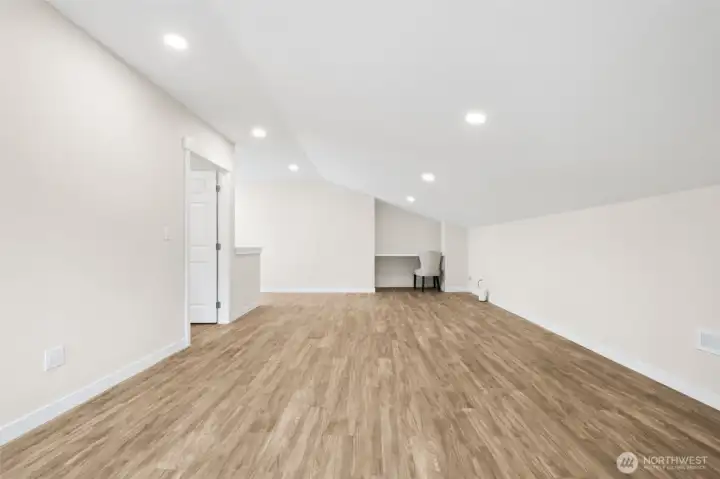 Same Upstairs Bonus Room with Built in Desk