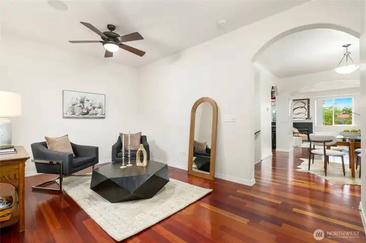 Living Room or Light Filled Home Office