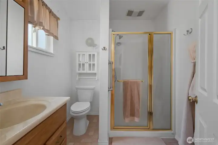 Primary bathroom. See virtual tour link for floorplans videos and more.