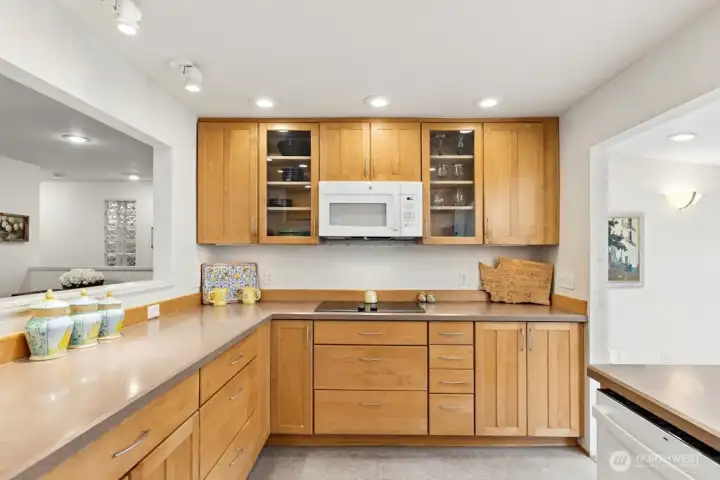 Plenty of countertop space!