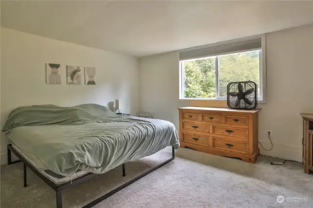 Bedroom off the family room.