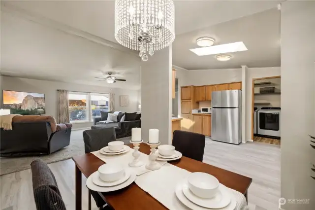 Dining room off the kitchen