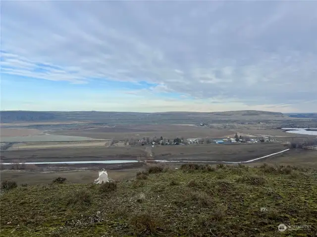 View from top of ridge