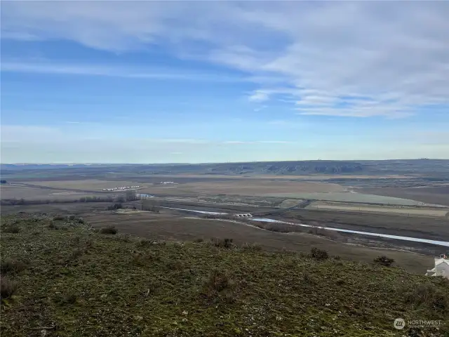 View from top of ridge