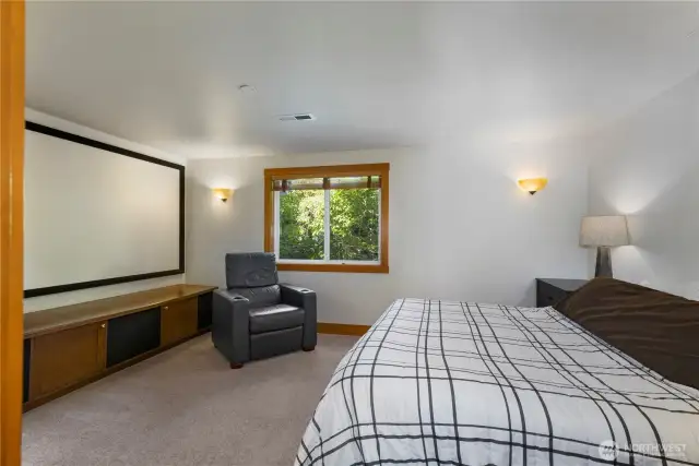 Extra finished room for guests or use as an office