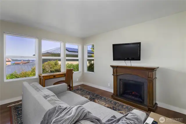 Upstairs living space