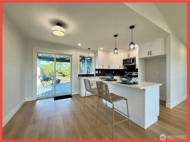Kitchen and dining rooms