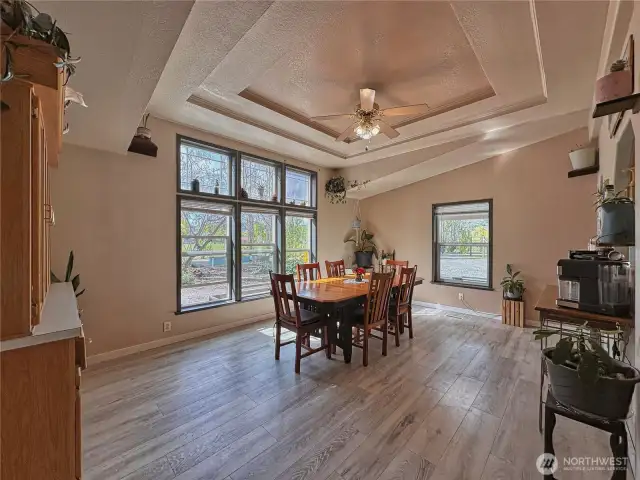 Beautiful view windows throughout bring all the natural light in