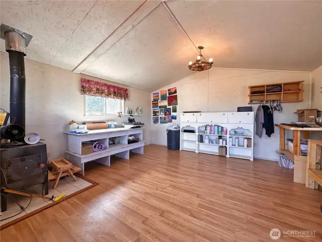 Interior of crafting space or you can utilize as a guest house