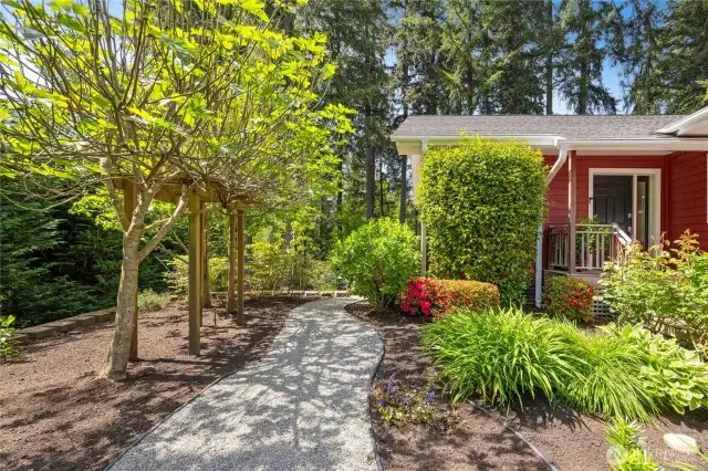 The fruit trees, blueberries, raspberries, figs and hydrangeas are all gearing up for summer.