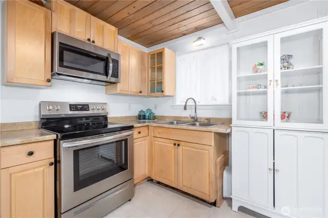 Kitchen new stainless steel appliances