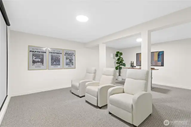 Basement Open Room