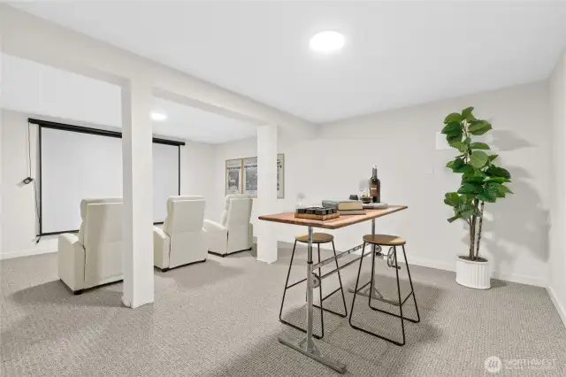 Basement Open Room