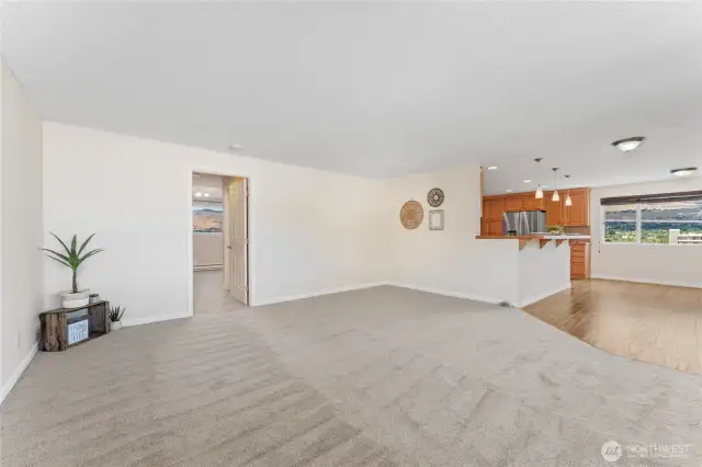 Living Room Open to Kitchen