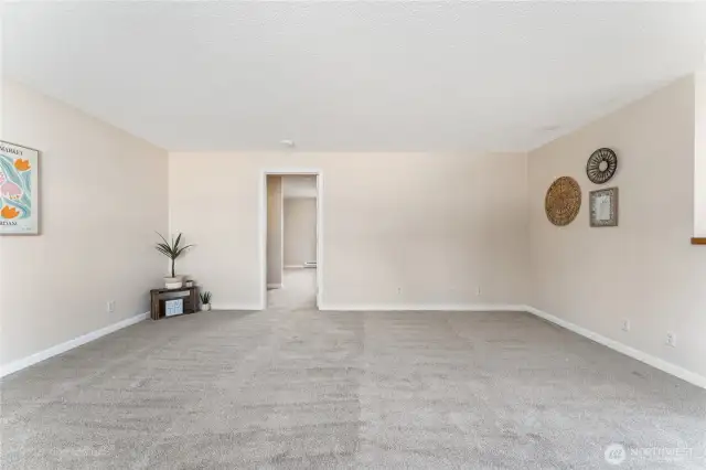 Living Room w/Entry to Primary Bedroom