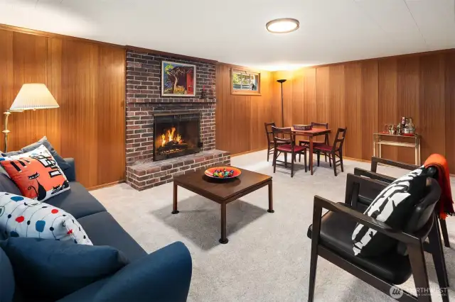 Lower floor family room