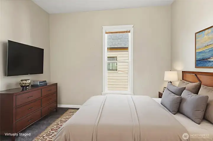 Bright, versatile space—perfect as a restful retreat, guest room, or home office.