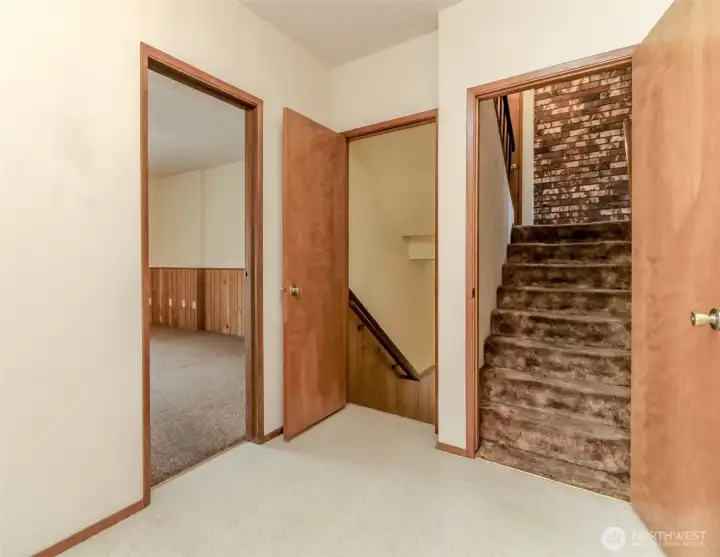 downstairs landing