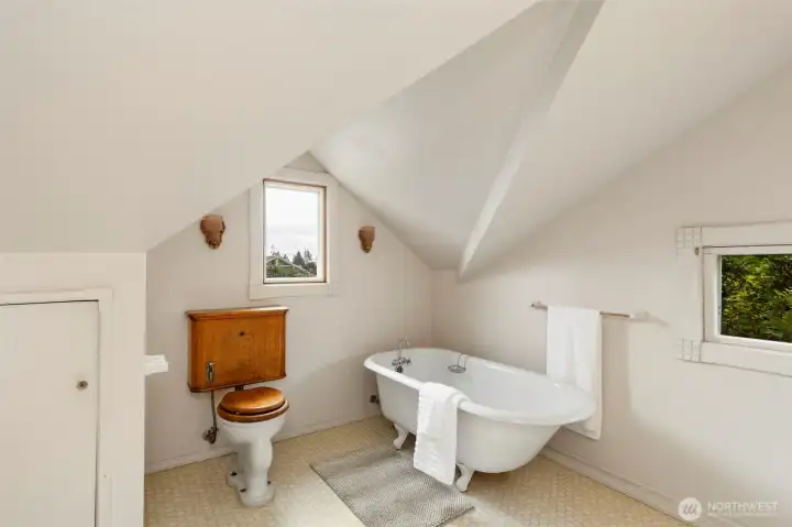 Vintage Claw Foot Bathtub.