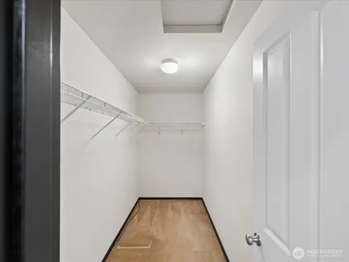 Primary closet