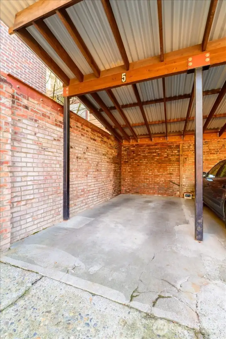 dedicated covered secure parking