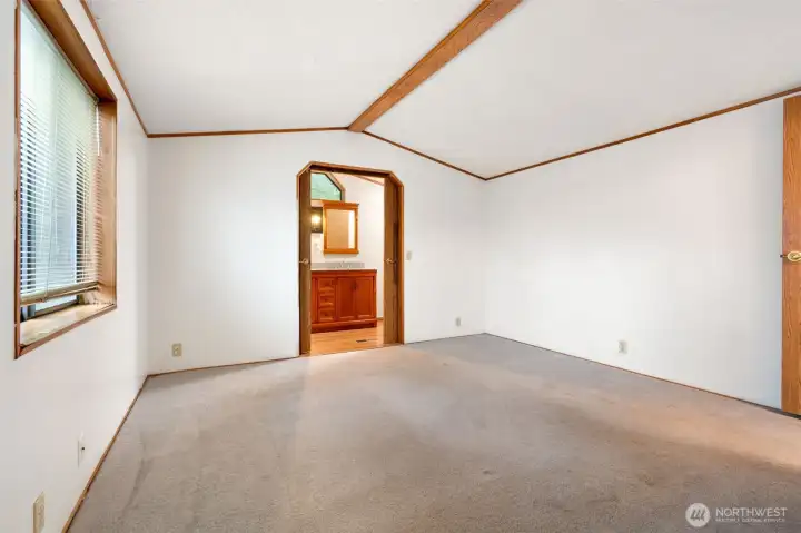 Large primary bedroom