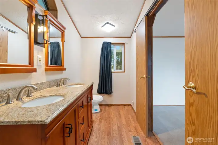 Updated primary bathroom.