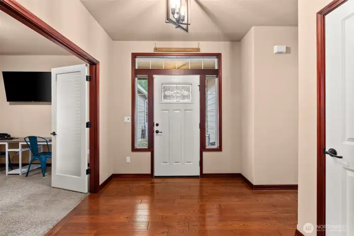 Office space/ Den close to main entry.