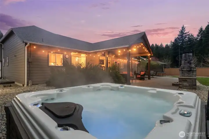 Hot Tub included.