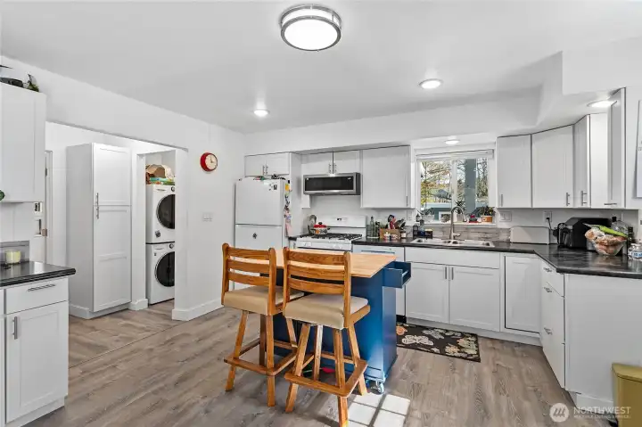 Currently tenant occupied this main floor unit is spacious and well laid out.