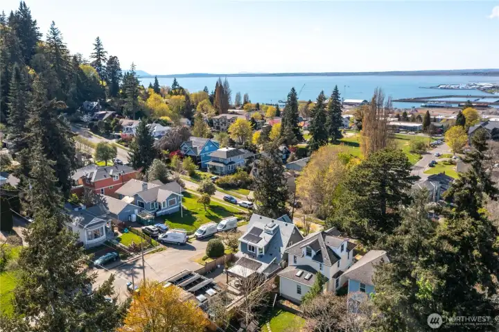 Solar, new roof and skylights, hardi siding and views of Bellingham Bay.