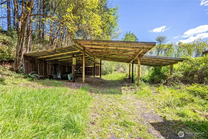Covered outdoor space