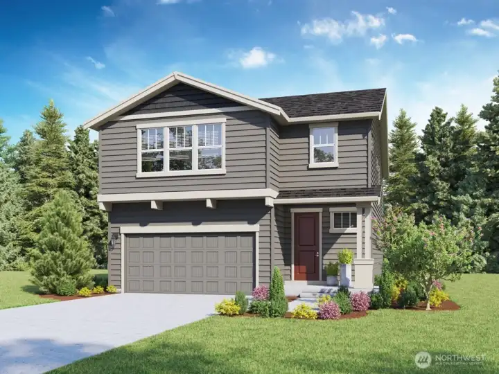 Front elevation of home