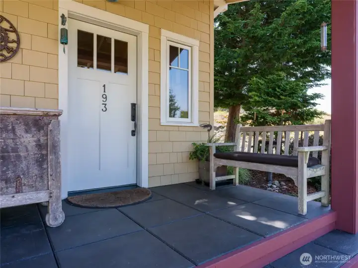Front door. Front door.